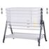 Patut Co-Sleeper Chipolino Pretty Close platinum, Culoare: Gri deschis - poza 3 - ExclusivMAG.ro