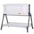Patut Co-Sleeper Chipolino Pretty Close platinum, Culoare: Gri deschis - poza 2 - ExclusivMAG.ro