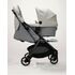 Carucior ultracompact Parcel Signature Oyster, Culoare: Gri deschis - poza 4 - ExclusivMAG.ro