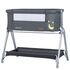 Patut Co-Sleeper Chipolino Pretty Close anthracite, Culoare: Gri,poza 2
