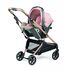 Carucior 3 in 1 Peg Perego Vivace, Lounge, 0 - 22 kg, Mon Amour, Bej / Roz, Culoare: Crem,poza 3