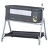 Patut Co-Sleeper Chipolino Pretty Close anthracite, Culoare: Gri,poza 5