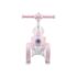 Bicicleta cu lumini, sunet si difuzor de balonase, Momi Tobis - Pink, Culoare: Roz,poza 3