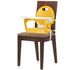 Scaun de masa Chipolino Bonbon 3 in 1 mango, Culoare: Galben,poza 6