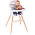 Scaun inalt pentru masa Paul Zick-Zack Fillikid, Culoare: Multicolor,poza 7