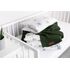 Paturica de bumbac si bambus Sensillo 100x80 cm Verde Inchis, Culoare: Verde - poza 5 - ExclusivMAG.ro