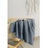 Paturica de bumbac si bambus Sensillo 100x80 cm Jeans, Culoare: Blue - poza 4 - ExclusivMAG.ro
