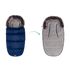 Sac de iarna cu guler blanita detasabil, pentru carucior, Navy, 100x50 cm, Fillikid, Culoare: Albastru,poza 5