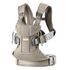 Marsupiu anatomic BabyBjorn One Air Greige, 3D Mesh, Culoare: Crem