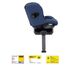 Scaun auto Joie I-Spin 360° Deep Sea, nastere - 105 cm, testat ADAC, Culoare: Albastru, Grupa: 0-18kg (0 luni - 4 ani),poza 8