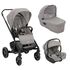 Carucior pentru copii multifunctional 3 in 1 Joie Chrome/ i-Gemm, Culoare: Gri deschis  - ExclusivMAG.ro