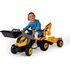 Tractor cu pedale si remorca Smoby Builder Max galben,poza 6