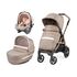 Carucior 3 in 1 Peg Perego Book, SLK, 0 - 22 kg, Mon Amour, Bej / Roz, Culoare: Crem  - ExclusivMAG.ro Carucior 3 in 1 Peg Perego Book, SLK, 0 - 22 kg, Mon Amour, Bej / Roz, Culoare: Crem