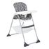 Scaun de masa Mimzy Snacker Twinkle Linen Joie, Culoare: Alb/Gri