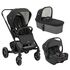 Carucior pentru copii multifunctional 3 in 1 Joie Chrome/ i-Gemm Shale, Culoare: Gri/Negru  - ExclusivMAG.ro
