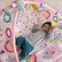 Salteluta de activitati 5 in 1 Gym & Ball Pit Rainbow Tropics Bright Starts,poza 12