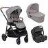 Carucior pentru copii multifunctional 3 in 1 Joie Versatrax Gray/i-Gemm Shale, Culoare: Gri/Negru  - ExclusivMAG.ro