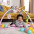 Salteluta de activitati 5 in 1 Gym & Ball Pit Rainbow Tropics Bright Starts,poza 8