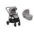 Carucior pentru copii multifunctional 3 in 1 Joie Versatrax Gray/i-Snug Lagoon, Culoare: Gri deschis - poza 2 - ExclusivMAG.ro