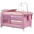 Patut pliabil Chipolino Bella rose water, Culoare: Roz, Dimensiuni: 120x60,poza 2