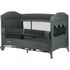 Patut pliabil Chipolino Merida aloe linen cu laterala culisanta, Culoare: Verde inchis, Dimensiuni: 120x60,poza 2