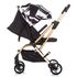 Carucior Chipolino Twister black white cu sezut rotativ, Culoare: Alb/Negru,poza 7