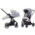 Carucior troller reversibil (max. 22 Kg) Carrello ALFA 2 in 1 Feather Grey, Culoare: Gri deschis, Model: 2 in 1,poza 4