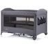 Patut pliabil Chipolino Merida graphite linen cu laterala culisanta, Culoare: Gri, Dimensiuni: 120x60,poza 5
