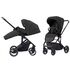 Carucior troller reversibil (max. 22 Kg) Carrello ALFA 2 in 1 Midnight Black, Culoare: Negru, Model: 2 in 1 - poza 4 - ExclusivMAG.ro