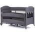 Patut pliabil Chipolino Merida graphite linen cu laterala culisanta, Culoare: Gri, Dimensiuni: 120x60,poza 3