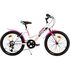 Bicicleta copii Dino Bikes 20' MTB fete Sport alb cu 6 viteze, Culoare: Alb, Dimensiuni: 20 inch,poza 2