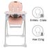 Scaun de masa multifunctional Kidwell BENO Pink, Culoare: Roz,poza 5