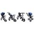 Tricicleta cu pedale 3 in 1 R-Sport T3 Albastru, Culoare: Albastru,poza 3
