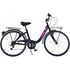 Bicicleta Dino Bikes 24' City Summertime negru, Culoare: Negru, Dimensiuni: 24 inch