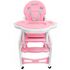 Scaun de masa 3 in 1 Ecotoys HC-223 Roz, Culoare: Roz,poza 2
