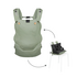 Babymoov - Moov & Boost Sistem de purtare transformabil in Booster, Verde salvie, Culoare: Verde,poza 2