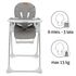 Scaun de masa multifunctional Kidwell BENO Gray, Culoare: Gri,poza 5  - ExclusivMAG.ro Scaun de masa multifunctional Kidwell BENO Gray, Culoare: Gri,poza 5