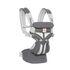 Marsupiu Omni 360 Cool Air Mesh Carbon Grey Ergobaby, Culoare: Alb/Gri - poza 3 - ExclusivMAG.ro