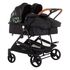 Carucior gemeni Chipolino Duo Smart 2 in 1 exotic, Culoare: Multicolor
