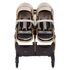 Carucior gemeni Chipolino Duo Smart 2 in 1 sand, Culoare: Crem - poza 9 - ExclusivMAG.ro