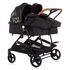 Carucior gemeni Chipolino Duo Smart 3 in 1 exotic, Culoare: Multicolor,poza 3