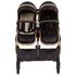 Carucior gemeni Chipolino Duo Smart 2 in 1 ebony, Culoare: Negru,poza 9