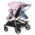 Carucior gemeni Chipolino Duo Smart 3 in 1 rose water sky, Culoare: Albastru/Roz - poza 5 - ExclusivMAG.ro