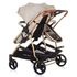 Carucior gemeni Chipolino Duo Smart 3 in 1 sand, Culoare: Crem - poza 5 - ExclusivMAG.ro
