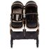 Carucior gemeni Chipolino Duo Smart 2 in 1 ebony, Culoare: Negru - poza 9 - ExclusivMAG.ro
