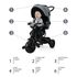 Tricicleta Zopa 6 moduri de utilizare Citi Trike Foggy Grey,poza 2