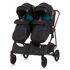 Carucior gemeni Chipolino Duo Smart 2 in 1 exotic, Culoare: Multicolor,poza 8
