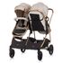Carucior gemeni Chipolino Duo Smart 2 in 1 sand, Culoare: Crem - poza 5 - ExclusivMAG.ro