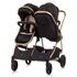 Carucior gemeni Chipolino Duo Smart 2 in 1 ebony, Culoare: Negru - poza 5 - ExclusivMAG.ro