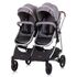Carucior gemeni Chipolino Duo Smart 2 in 1 graphite, Culoare: Gri - poza 7 - ExclusivMAG.ro